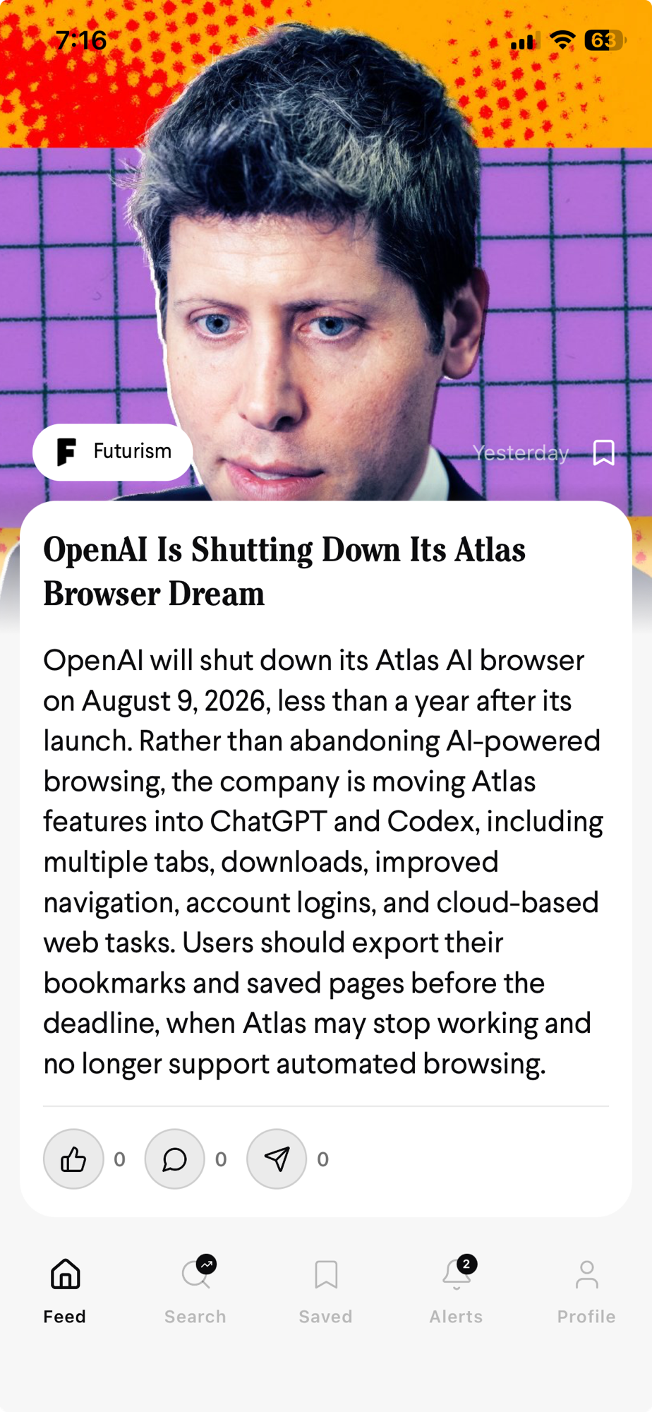 Voru OpenAI Atlas browser story